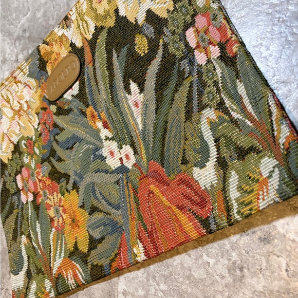 Adolfo Floral Tapestry Wristlet - Picture 2 of 7
